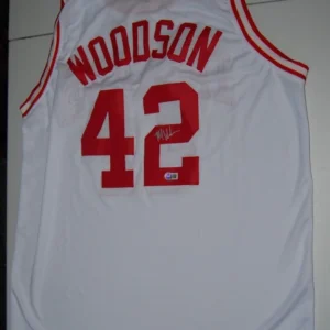 MIKE WOODSON signed (INDIANA HOOSIERS) custom basketball jersey BECKETT BR63077