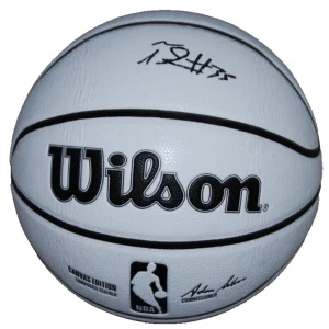 THOMAS SORBER signed Wilson NBA basketball (GEORGETOWN HOYAS) 2025 DRAFT BECKETT