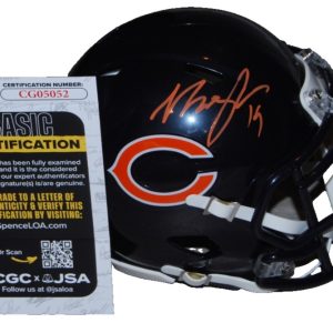 TORY TAYLOR signed (CHICAGO BEARS) autographed mini football helmet JSA CG05052