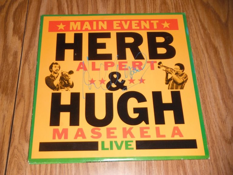 HERB ALPERT SIGNED MAIN EVENT VINYL ALBUM