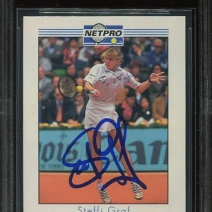 STEFFI GRAF signed autographed 1993 NETPRO ROOKIE CARD RC BECKETT (BAS) GOAT