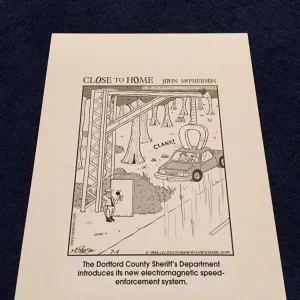 AWESOME CLOSE TO HOME ORIGINAL DAILY COMIC STRIP ART JOHN MCPHERSON 7/4/98