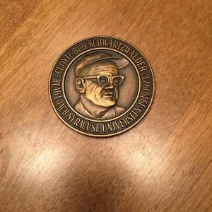 Ben Schwartzwalder commemorative medal Syracuse University Football 1 of 20 Rare