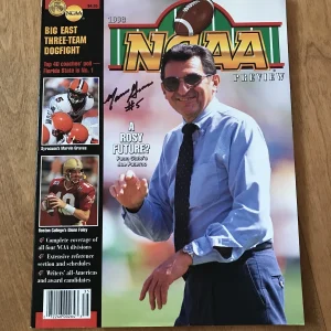 SYRACUSE MARVIN GRAVES SIGNED 1993 NCAA FOOTBALL PREVIEW MAGAZINE JOE PATERNO