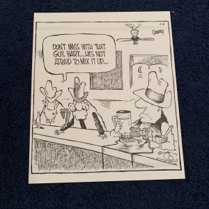 AWESOME SPEED BUMP ORIGINAL DAILY COMIC STRIP ART DAVE COVERLY 4/8/94