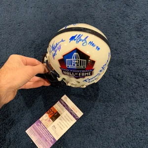 1998 HoF Class Signed Mini Singletary Collection W/ Munoz Krause Dwight JSA READ