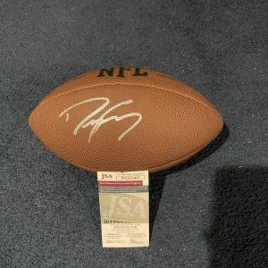 Dwight Freeney Signed F/S Wilson Football JSA Witness Colts Syracuse