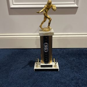 PERSONALLY OWNED Don McPherson 1987 Syracuse Football BC MVP TROPHY UNDEFEATED