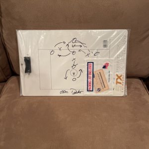 Syracuse University Lacrosse Game Used Clipboard Signed John Desko 2011