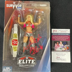 Alexa Bliss Signed WWE Elite Survivor Series Action Figure JSA COA