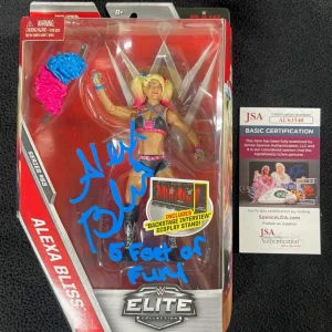Alexa Bliss Signed "5 Feet Of Fury" WWE Elite Series 53 Action Figure JSA COA