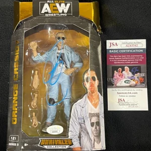 Orange Cassidy Signed AEW Series 3 Action Figure JSA COA