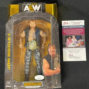 Jon Moxley Signed AEW Series 2 Action Figure JSA COA
