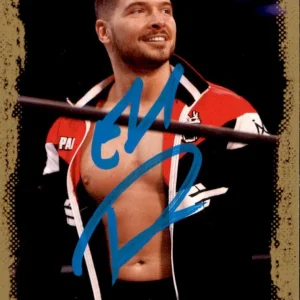Ethan Page Signed 2022 AEW Upper Deck Gold Card #8 WWE NXT
