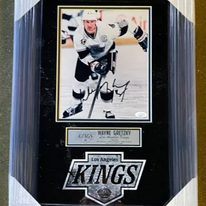 Wayne Gretzky Signed Los Angeles Kings Framed 8x10 Photo JSA COA