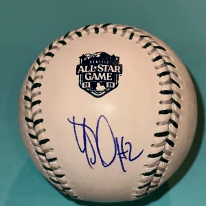 YANDY DIAZ (Rays) Signed Official 2022 ALL-STAR Baseball Beckett (BAS)