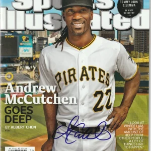 ANDREW McCUTCHEN Signed 9/8/14 SPORTS ILLUSTRATED Beckett (BAS) No Label!