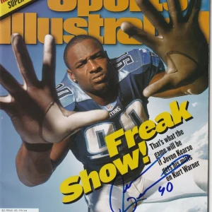 JEVON KEARSE Signed 1/31/00 SPORTS ILLUSTRATED Beckett Auth. (BAS) NO LABEL