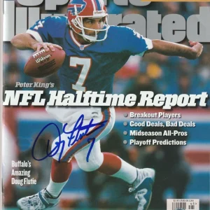 DOUG FLUTIE Signed 11/9/98 SPORTS ILLUSTRATED Beckett Auth. (BAS) NO LABEL