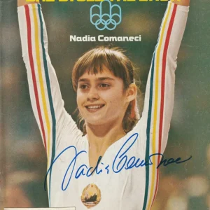 NADIA COMANECI Signed 8/2/76 SPORTS ILLUSTRATED Beckett Auth. (BAS)