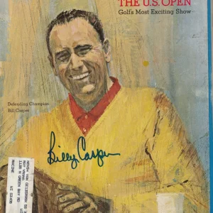 BILLY CASPER Signed 6/12/67 SPORTS ILLUSTRATED Beckett Auth (BAS)