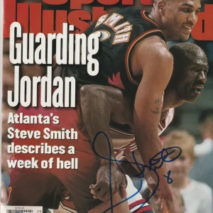 STEVE SMITH Signed 5/19/97 SPORTS ILLUSTRATED Beckett Auth (BAS) NO LABEL