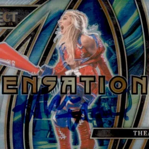 Thea Hail Signed 2024 Panini Select Prizm Sensations WWE NXT Card #7 Chase U