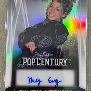 Megan Eugenio Overtime 2025 Leaf Pop Century Autograph Auto Card 13/25