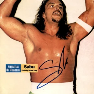 Sabu Signed ECW Magazine Page WWF WWE JSA COA