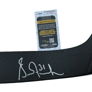 Grant Fuhr Signed Edmonton Oilers Franklin Goalie Stick JSA COA