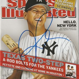 ALEX RODRIGUEZ Signed 2/23/04 SPORTS ILLUSTRATED Beckett Auth (NO Label)