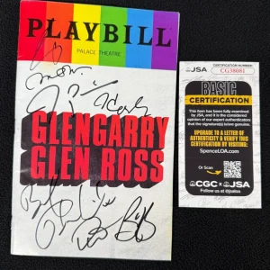 Glengarry Glen Ross Playbill Signed By 7 JSA COA
