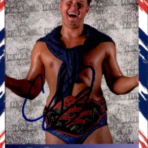 Carson Drake Signed 2025 NWA Wrestling Company Issued Card TNA WWE NXT AEW