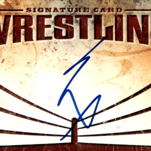 Iyo Sky Signed WWE Wrestling Signature Autograph Card WWF NXT NWA TNA Io Shirai