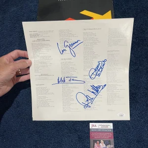 SIGNED Foreigner Agent Provocateur Album Notes JSA Gramm Jones Wills Elliott