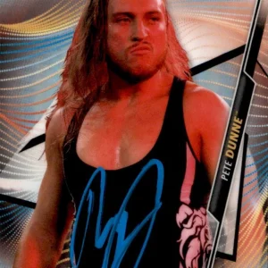Pete Dunne Signed 2020 Topps Finest WWE NXT Refractor Card #89