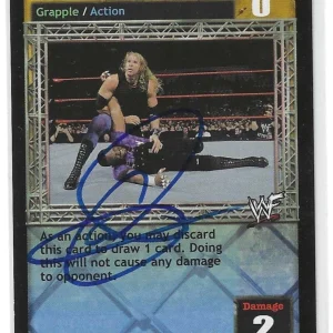 Christian Signed 2000 WWF Raw Deal Game Card WWE