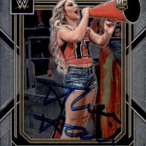 Thea Hail Signed 2023 Panini Prizm WWE NXT Rookie Card #122 Chase U