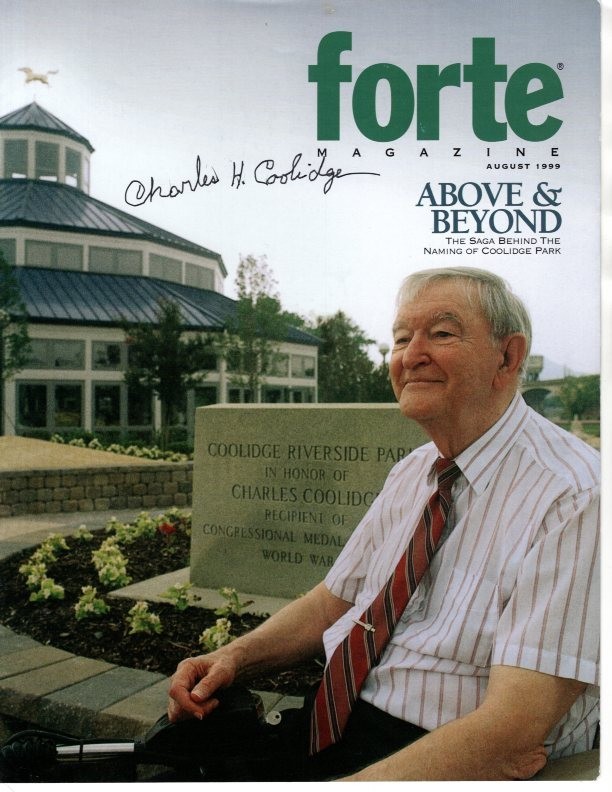 CHARLES COOLIDGE SIGNED AUTOGRAPHED FORTE MAGAZINE MEDAL OF HONOR COLLECTIBLE MEMORABILIA