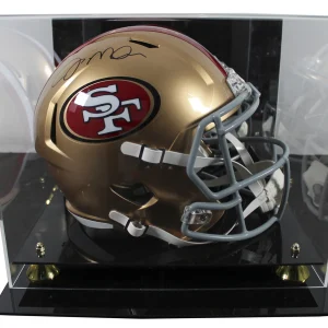 49ers Joe Montana Authentic Signed Full Size Speed Rep Helmet W/ Case Fanatics