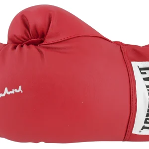 Muhammad Ali Authentic Signed Red Everlast Boxing Glove PSA/DNA Itp #5A26503