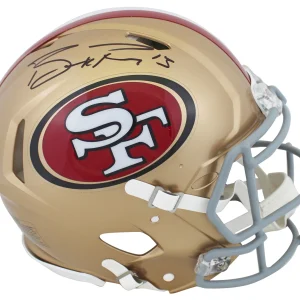 49ers Brock Purdy Authentic Signed Full Size Speed Proline Helmet Fanatics