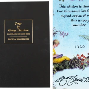 George Harrison Signed 1992 Songs By George Harrison Vol. 2 Genesis Book LE BAS