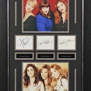 Wilson Phillips (3) Wendy, Chynna & Carnie Signed Framed Display BAS #AC26571