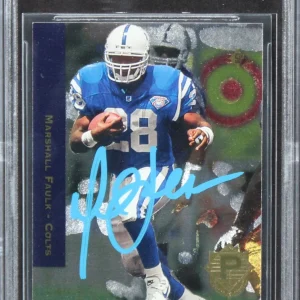 Colts Marshall Faulk Authentic Signed 1994 SP #3 Card Autographed BAS Slabbed
