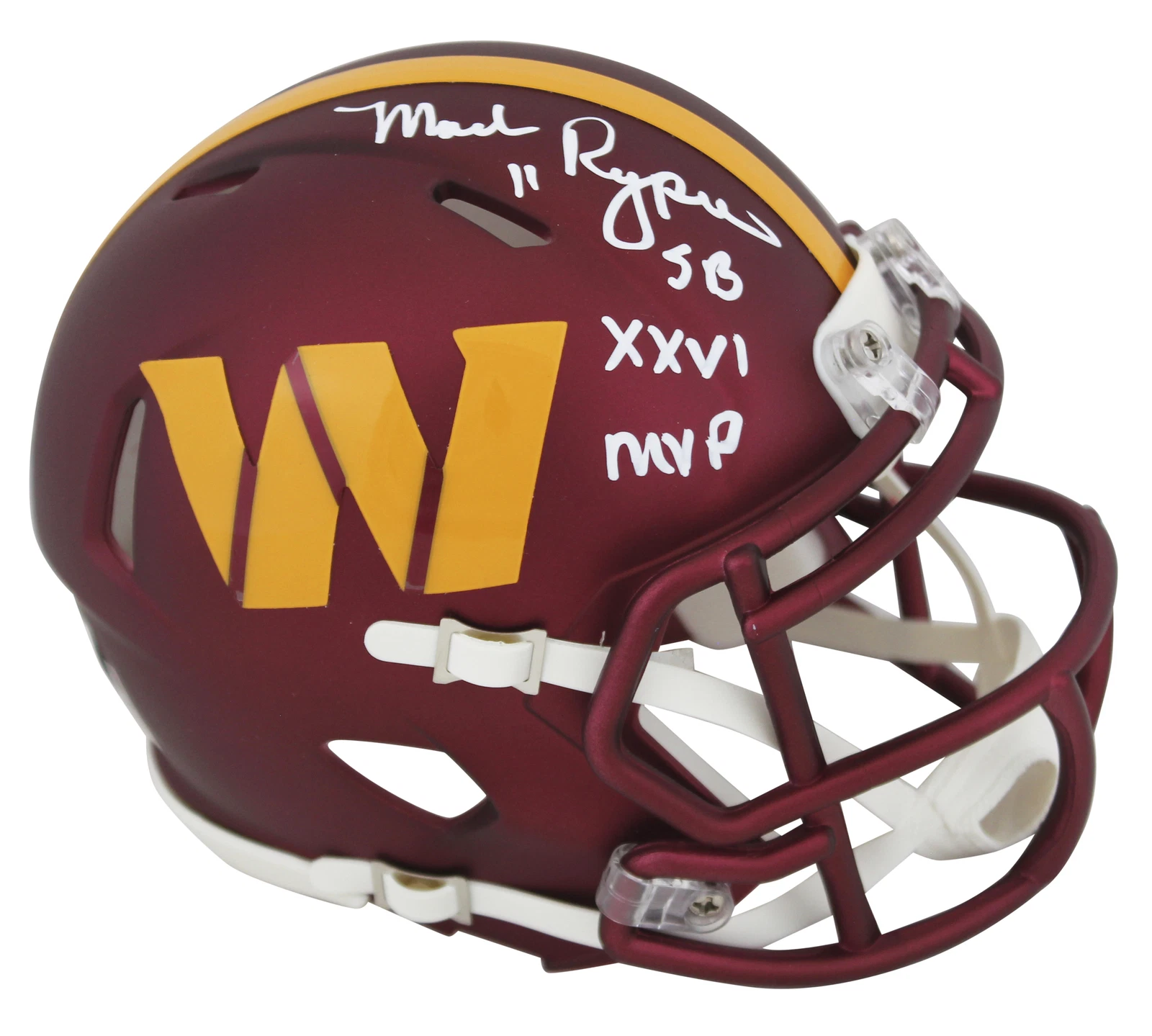 Tim Rypien Signature Commanders Mark Rypien