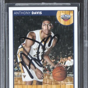 Pelicans Anthony Davis Authentic Signed 2013 Hoops #157 Card BAS Slabbed