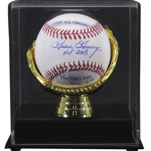 Yankees Goose Gossage "3x Insc ERA King" Signed Baseball W/ Case BAS Witnessed