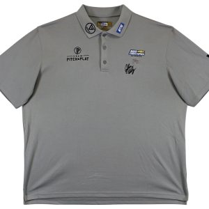 John Daly Authentic Signed Match Worn Grey Loudmouth Polo Shirt BAS #BK84752