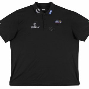 John Daly Authentic Signed Match Worn Black Loudmouth Polo Shirt BAS #BK84769